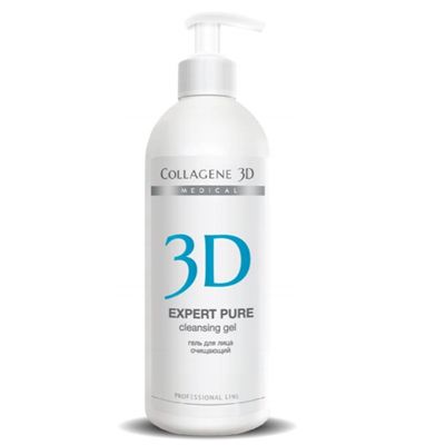 Collagene 3D Гель для Лица Очищающий Expert Pure, 500 мл