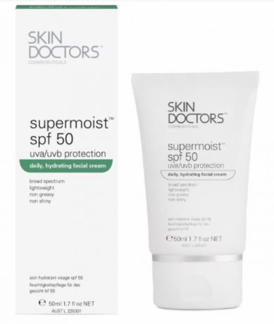 Skin Doctors Cosmeceuticals Солнцезащитный Крем для Лица Supermoist™ SPF 50, 50 мл