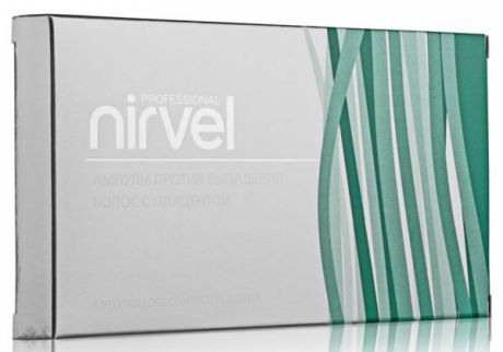 Nirvel Professional Ампулы против Выпадения Волос с Плацентой HAIR LOSS CONTROL PLACENTA, 6*9 мл