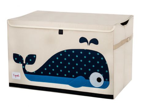 Ящики и корзины для игрушек 3 Sprouts Сундук для хранения игрушек 3 Sprouts «Blue Whale»