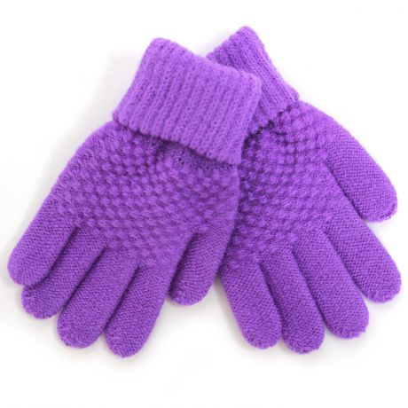 Варежки и перчатки Принчипесса Перчатки для девочки Принчипесса фиолетовые