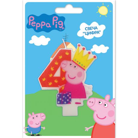 Peppa Pig Peppa Pig Свеча Peppa Pig «Цифра 4»