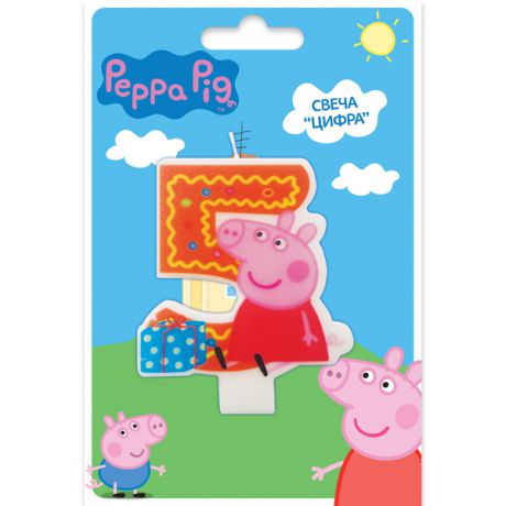 Peppa Pig Peppa Pig Свеча Peppa Pig «Цифра 5»