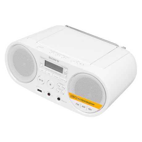 Аудиомагнитола SONY ZS-PS50, белый