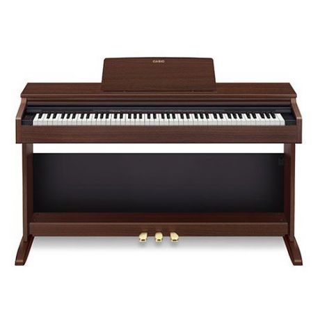 Цифровое фортепиано CELVIANO CASIO AP-270BN, 88, полновзвешенная, полноразмерные, 192, коричневый