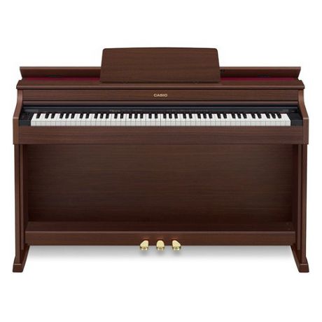 Цифровое фортепиано CELVIANO CASIO AP-470BN, 88, полновзвешенная, полноразмерные, 256, коричневый