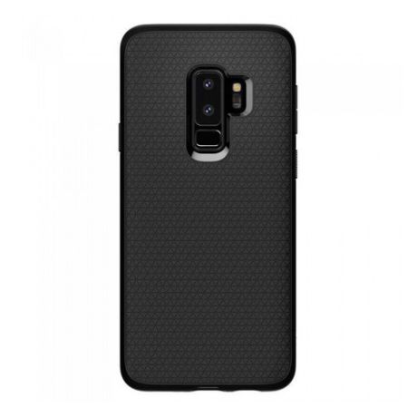 Чехол (клип-кейс) Spigen Liquid Air, для Samsung Galaxy S9+, черный (матовый) [593cs22920]