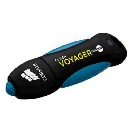 Флешка USB CORSAIR Voyager CMFVY3A-32GB 32Гб, USB3.0, черный и синий