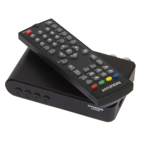 Ресивер DVB-T2 HYUNDAI H-DVB200, черный