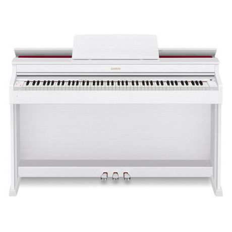 Цифровое фортепиано CELVIANO CASIO AP-470WE, 88, полновзвешенная, полноразмерные, 256, белый