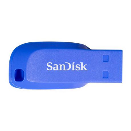 Флешка USB SANDISK Cruzer Blade 32Гб, USB2.0, синий [sdcz50c-032g-b35be]