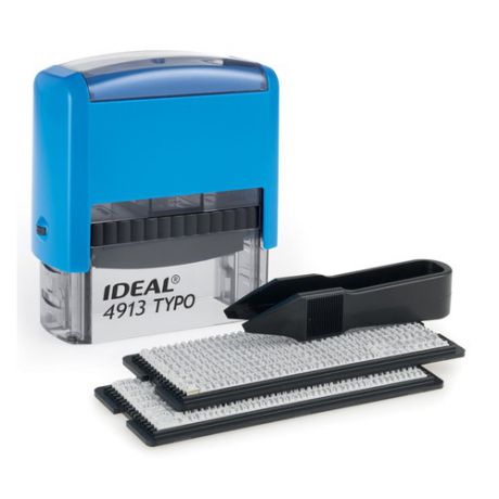 Самонаборный штамп автоматический TRODAT 4913/DB TYPO P2 IDEAL, оттиск 58 х 22 мм, шрифт 3.1/2.2 мм, прямоугольный