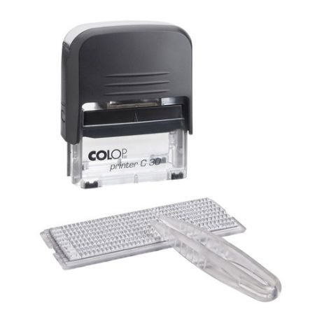 Самонаборный штамп автоматический COLOP Printer C30/1 Set, оттиск 47 х 18 мм, шрифт 3.1 мм, прямоугольный