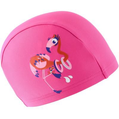 Шапочка для плавания NABAIJI Тканевая Шапочка Для Плавания Принт Размер S Розовый Фламинго