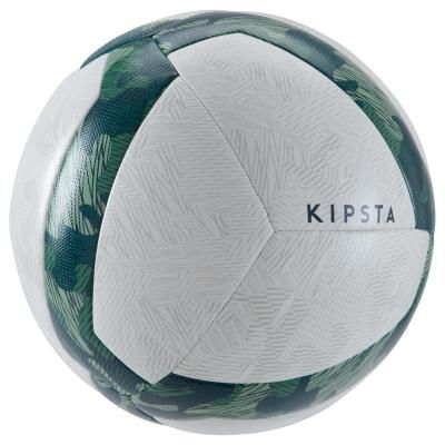 Мяч KIPSTA Футбольный Мяч Foot 5 Society 100 Hybride, Размер 5, Белый/зеленый