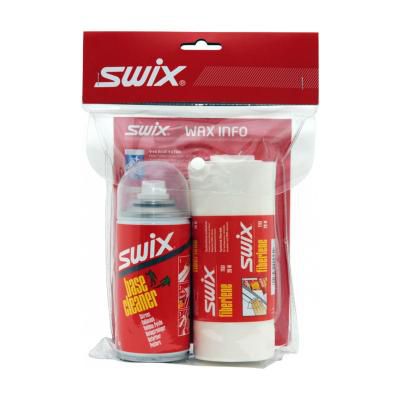 Воск для скольжения SWIX Swix Cleaner Kit Base+fiber