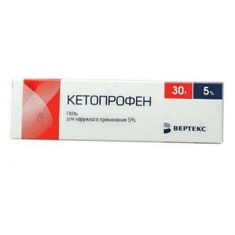 кетопрофен-тева гель 2,5% 30 г