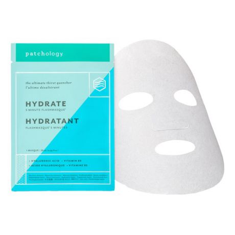 Patchology HYDRATE Маска для лица увлажняющая в одноразовой упаковке HYDRATE Маска для лица увлажняющая в одноразовой упаковке