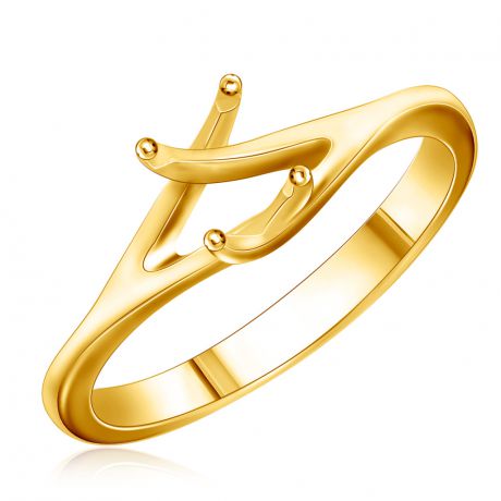 Оправа-кольцо из желтого золота 55110725