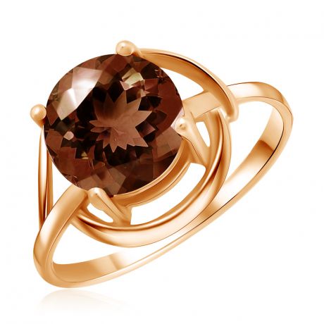 Золотое кольцо с раухтопазом 15616160