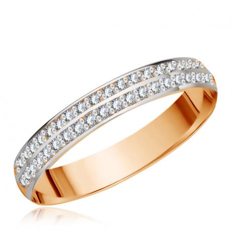 Кольцо обручальное из золота с бриллиантами R5119719160