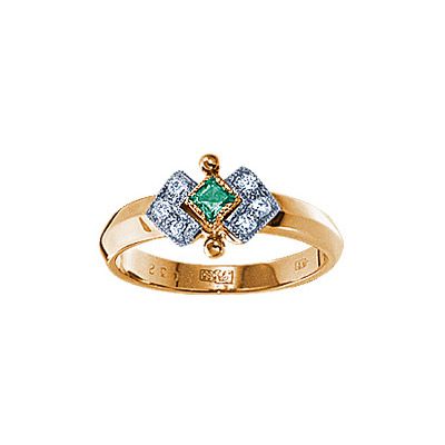 Золотое кольцо Ювелирное изделие 17390RS