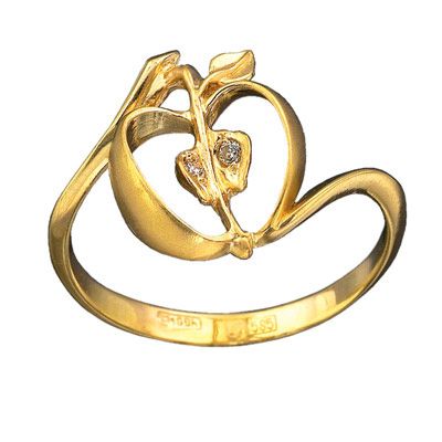 Золотое кольцо Ювелирное изделие K-11013