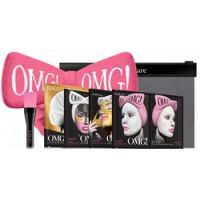 Double Dare OMG! Premium Package Hard-Pink - Набор из 4 масок, кисти и ярко-розового банта