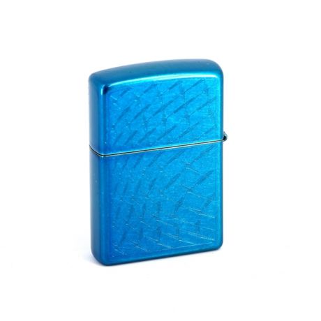 Зажигалка ZIPPO Classic с покрытием Cerulean™, латунь/сталь, синяя, глянец, 36x12x56 мм