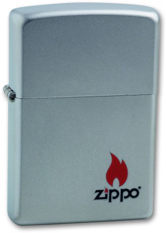 Зажигалка ZIPPO Satin Chrome, латунь с ник.-хром. покрыт., серебр., матовая, 36х56х12 мм