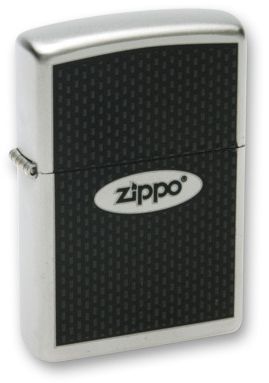 Зажигалка ZIPPO Zippo Oval Satin Chrome, латунь с ник.-хром. покрыт., серебр., матовая, 36х56х12 мм