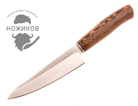 Нож Кухонный №4, сталь К-110,венге