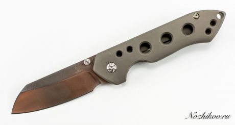 Складной нож Kizer GURU из стали CPM-S35VN, рукоять титан