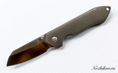 Складной нож Kizer GURU, сталь CPM-S35VN, с титановой рукоятью