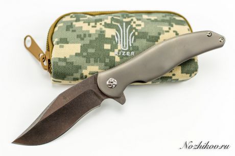 Складной нож Kizer Compadre, сталь CPM-S35VN, рукоять титан