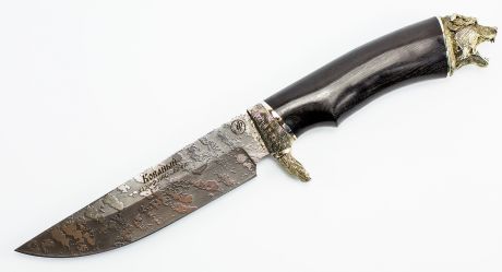 Нож Мишутка с лапой гардой, Х12МФ