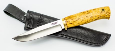 Нож универсальный Древич, сталь N690, карельская береза