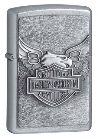 Зажигалка ZIPPO Harley-Davidson®, покрытие Street Chrome™