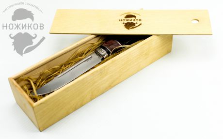 Подарочная коробка для ножей, береза