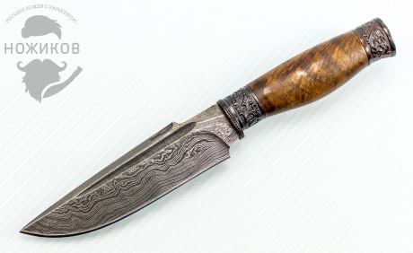 Авторский Нож из Дамаска №62, Кизляр