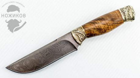 Авторский Нож из Дамаска №75, Кизляр