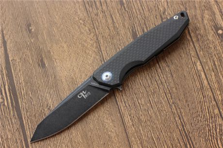 Складной нож CH3004 Black , сталь AUS-8