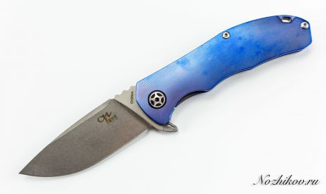 Складной нож CH3504 сталь S35VN, Синий