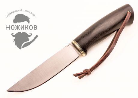 Нож Лиман, сталь 110х18, черный граб