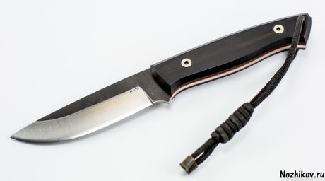 Нож Крот, сталь K110, черный граб