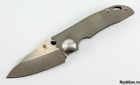Складной нож Kizer GPB1, порошковая сталь CPM-S35VN, рукоять титан