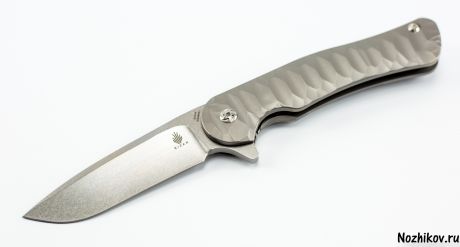 Складной нож Kizer Dukes, сталь CPM-S35VN, рукоять титан