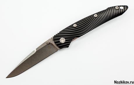 Складной нож Kizer Sliver, сталь CPM-S35VN, черный, рукоять алюминий