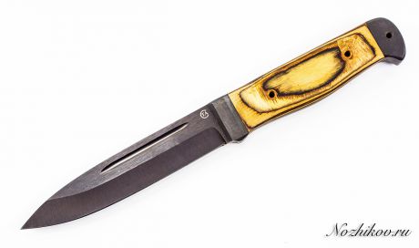 Нож Горец-3, сталь 65Г, дерево