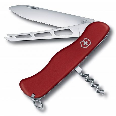 Складной нож Victorinox CHEESE KNIFE (0.8303.W) 111мм 6 функций красный